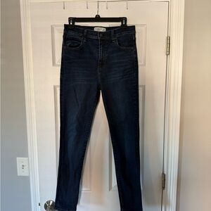 Abercrombie & Fitch High Rise dark blue Jeans👖